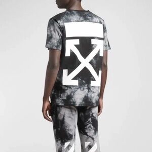 Off-White Men's Arrow Tie Dye Sim-Fit T-Shirt Medium